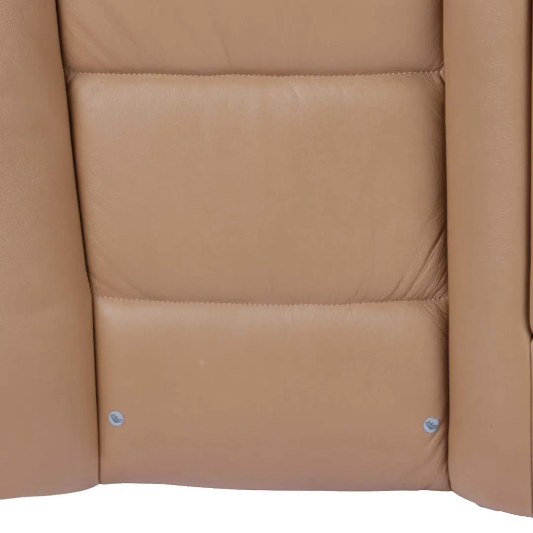 BMW 5 E60 Interior Rear Seat Backrest Couch Cover Leather Natural Brown