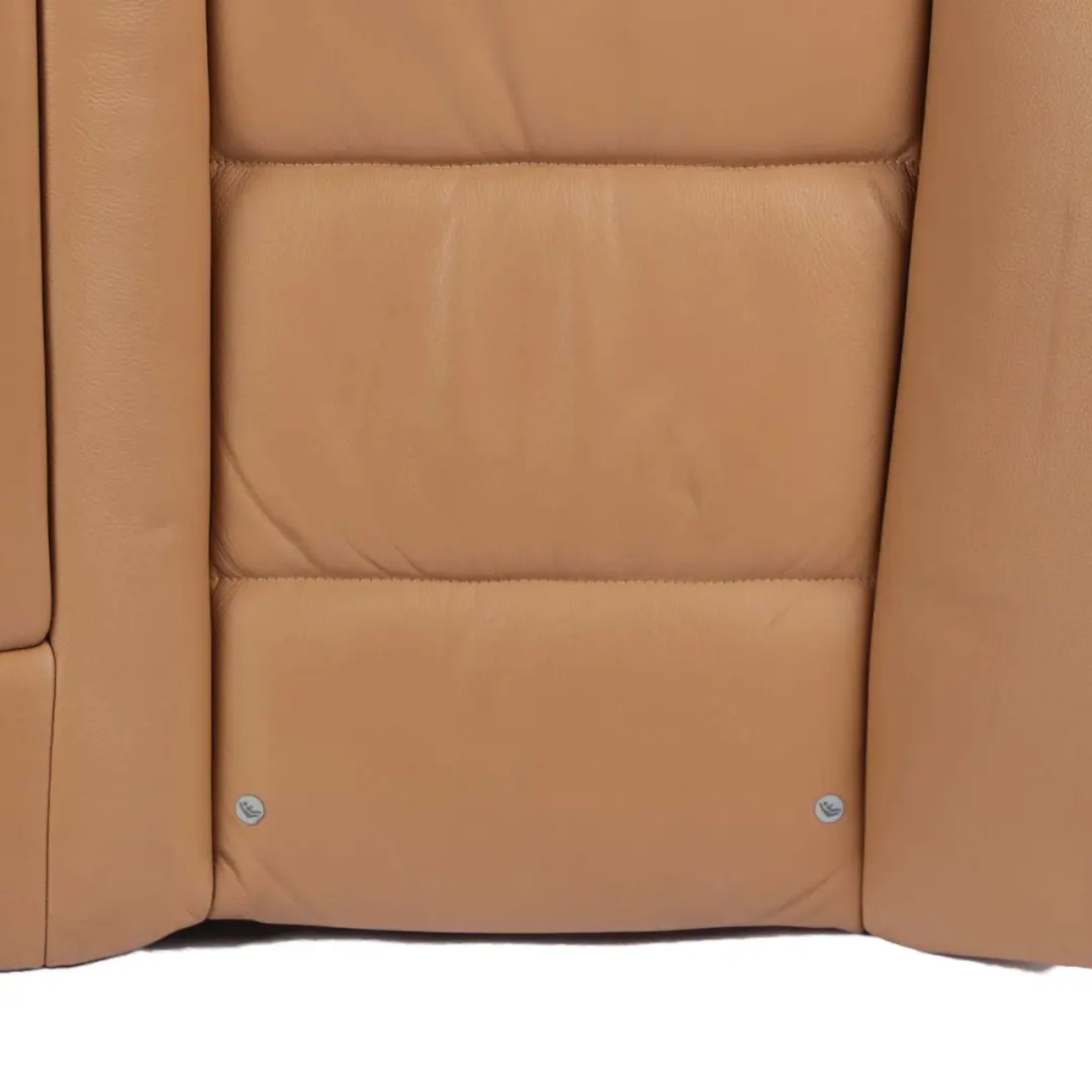 BMW 5 E60 Interior Rear Seat Backrest Couch Cover Leather Natural Brown