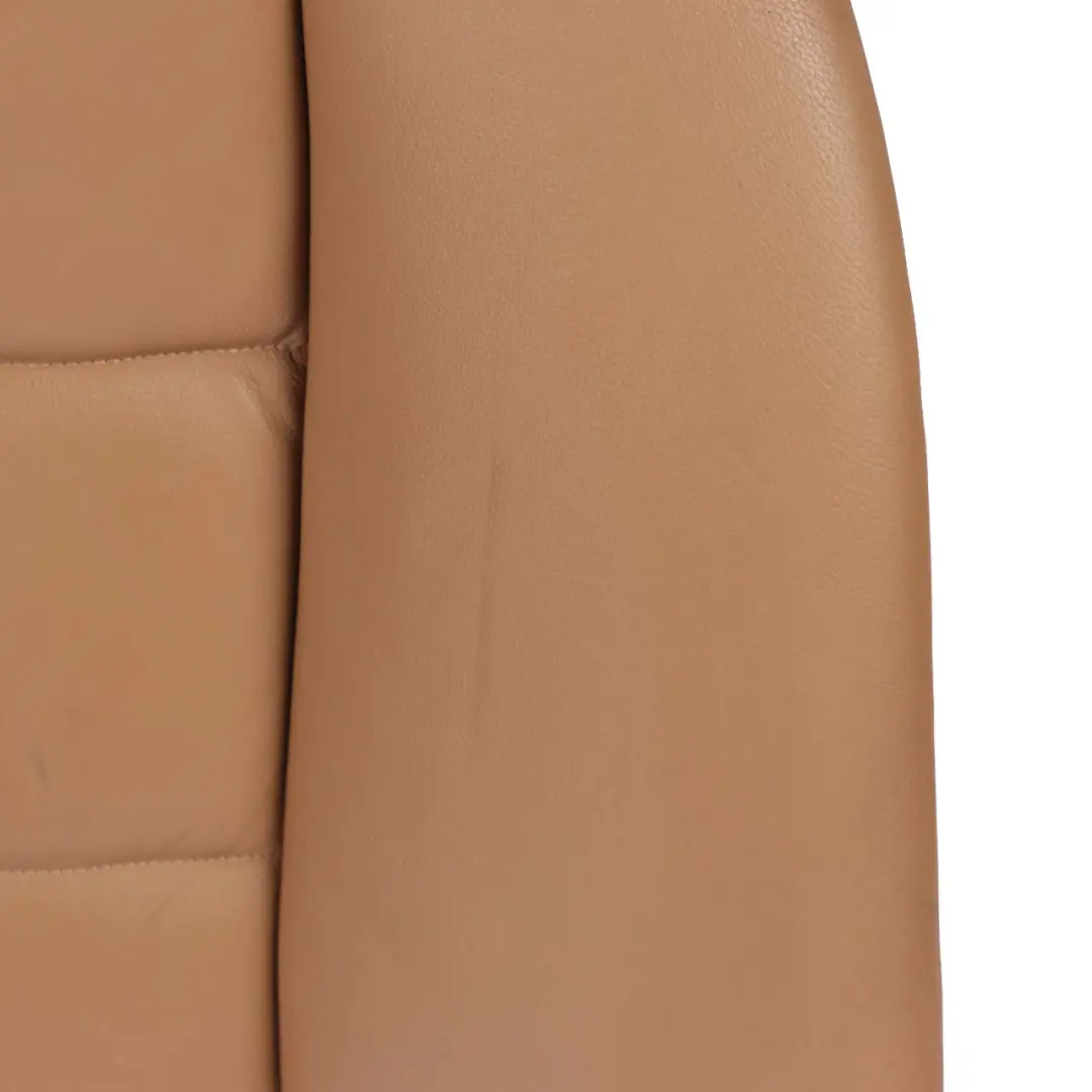 BMW 5 E60 Interior Rear Seat Backrest Couch Cover Leather Natural Brown