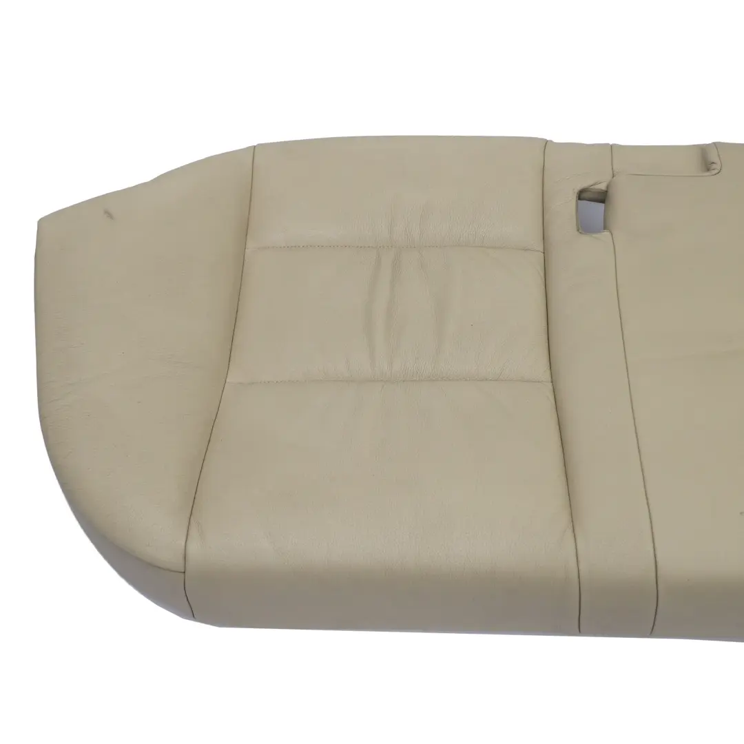 BMW E61 Touring Interior Asiento Trasero Banco Base Crema Beige Cuero