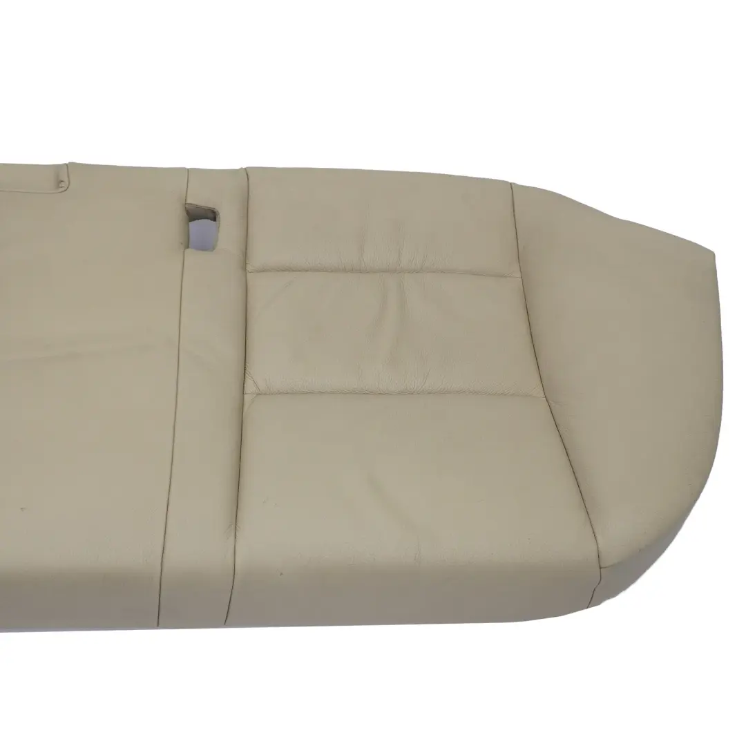 BMW E61 Touring Interior Asiento Trasero Banco Base Crema Beige Cuero