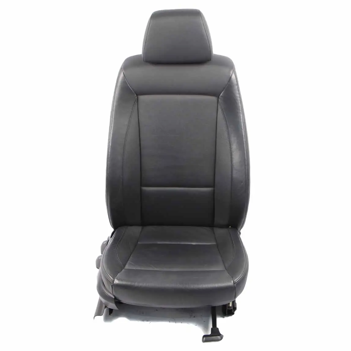 £BMW E87 LCI Black Leather Front Right O/S Interior Seat