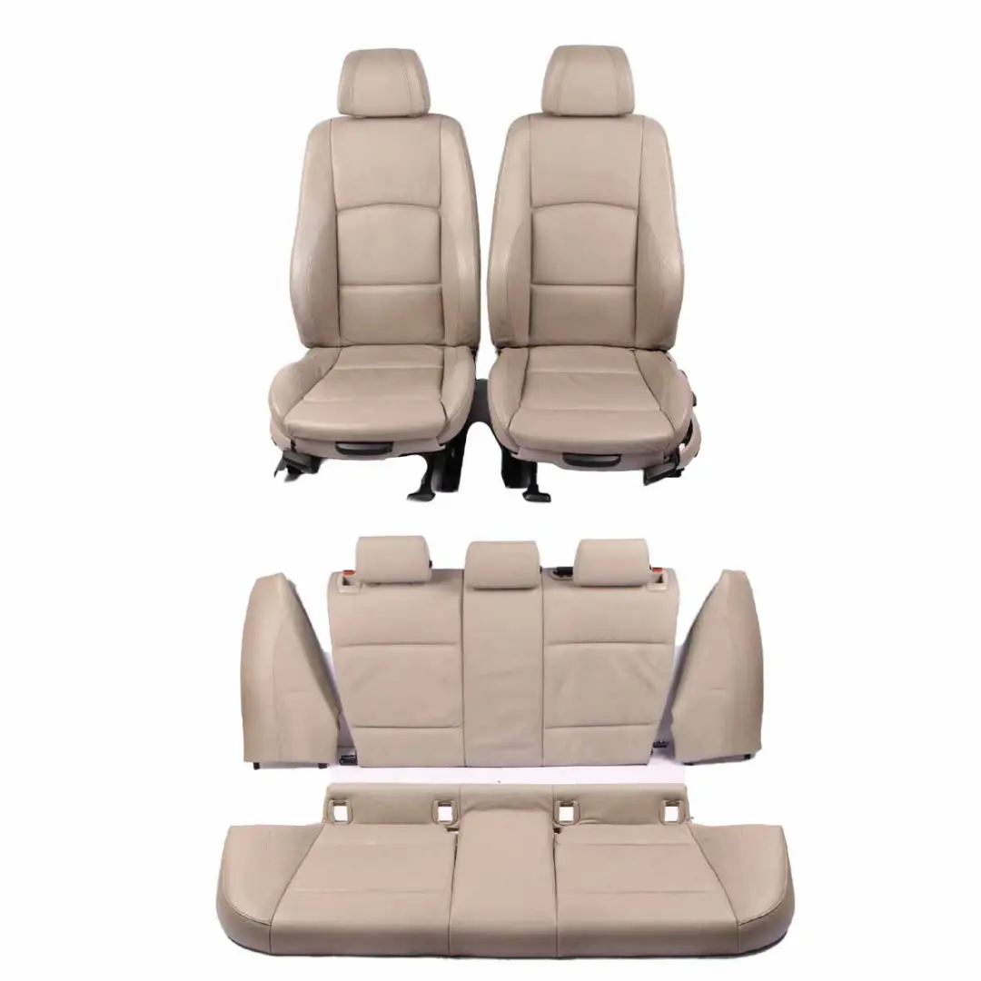 Sport Seats BMW E87 LCI M Sport Leather Boston Beige Interior Seat Door Cards