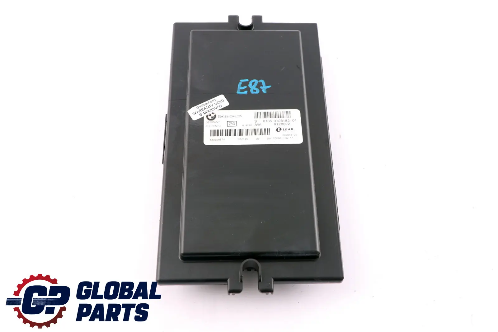 BMW E87 Módulo de luz ECU LCM Módulo de espacio para los pies PL2FRMFA 9128182