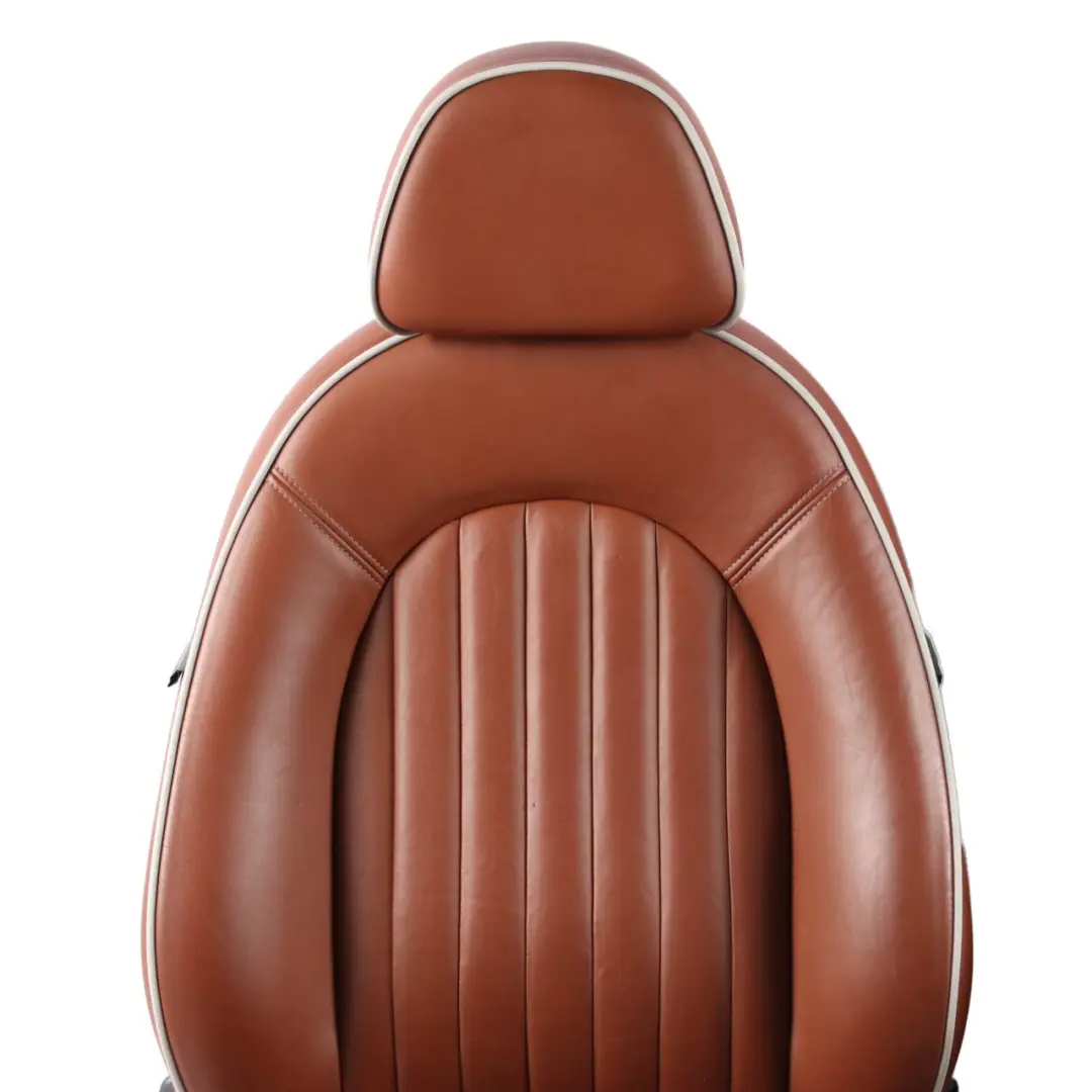 Leather Seats Mini Cooper R52 Sport Malt Brown English Front Rear Seat Sidewalk