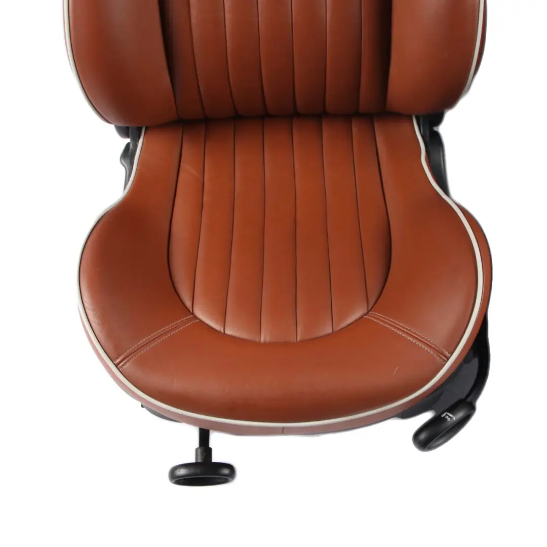 Leather Seats Mini Cooper R52 Sport Malt Brown English Front Rear Seat Sidewalk