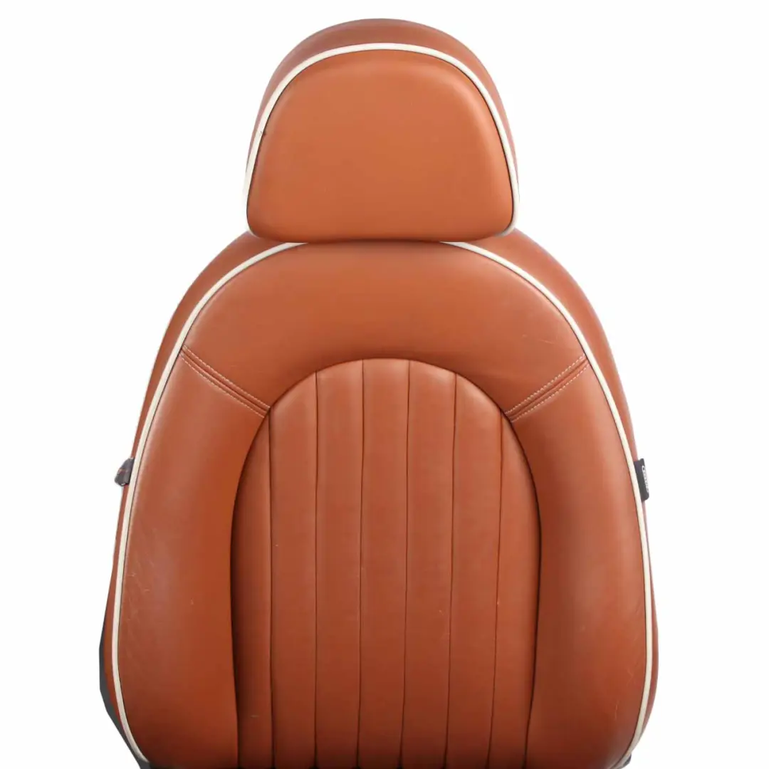 Seats Mini Cooper R52 Sport Malt Brown Leather English Front Rear Seat Sidewalk