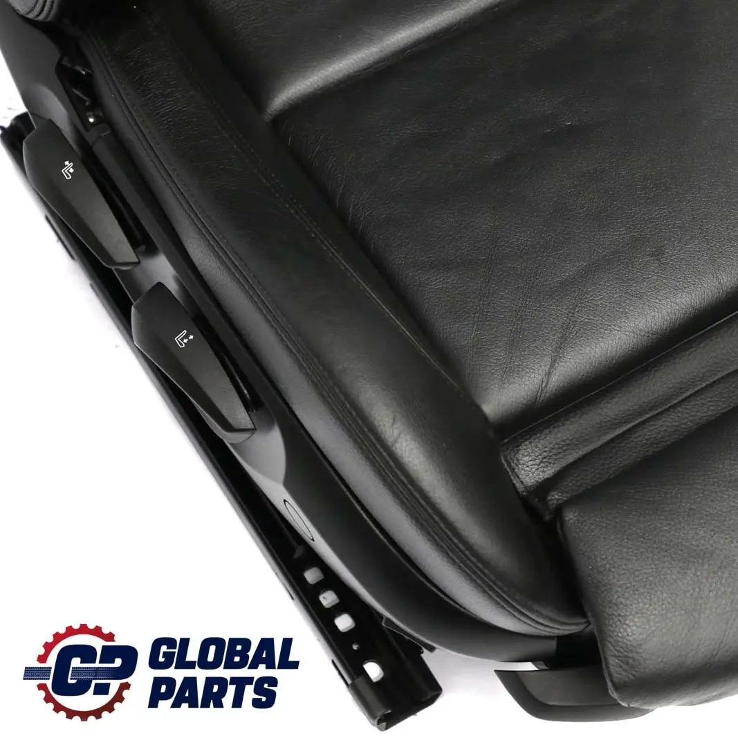 BMW 1 Series E87 LCI Heated Sport Black Leather Interior Front Right O/S Seat