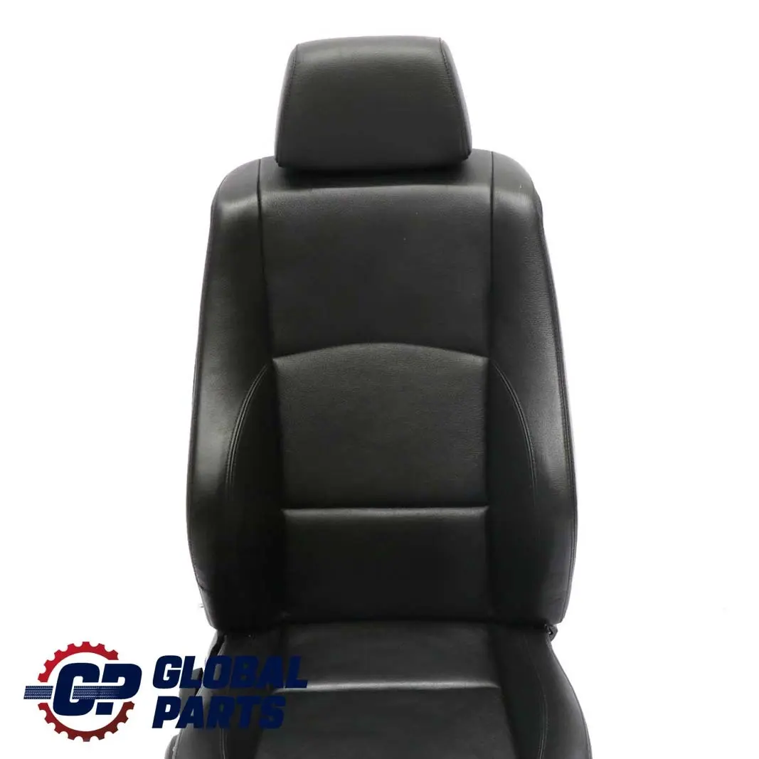 BMW 1 Series E87 LCI Heated Sport Black Leather Interior Front Right O/S Seat