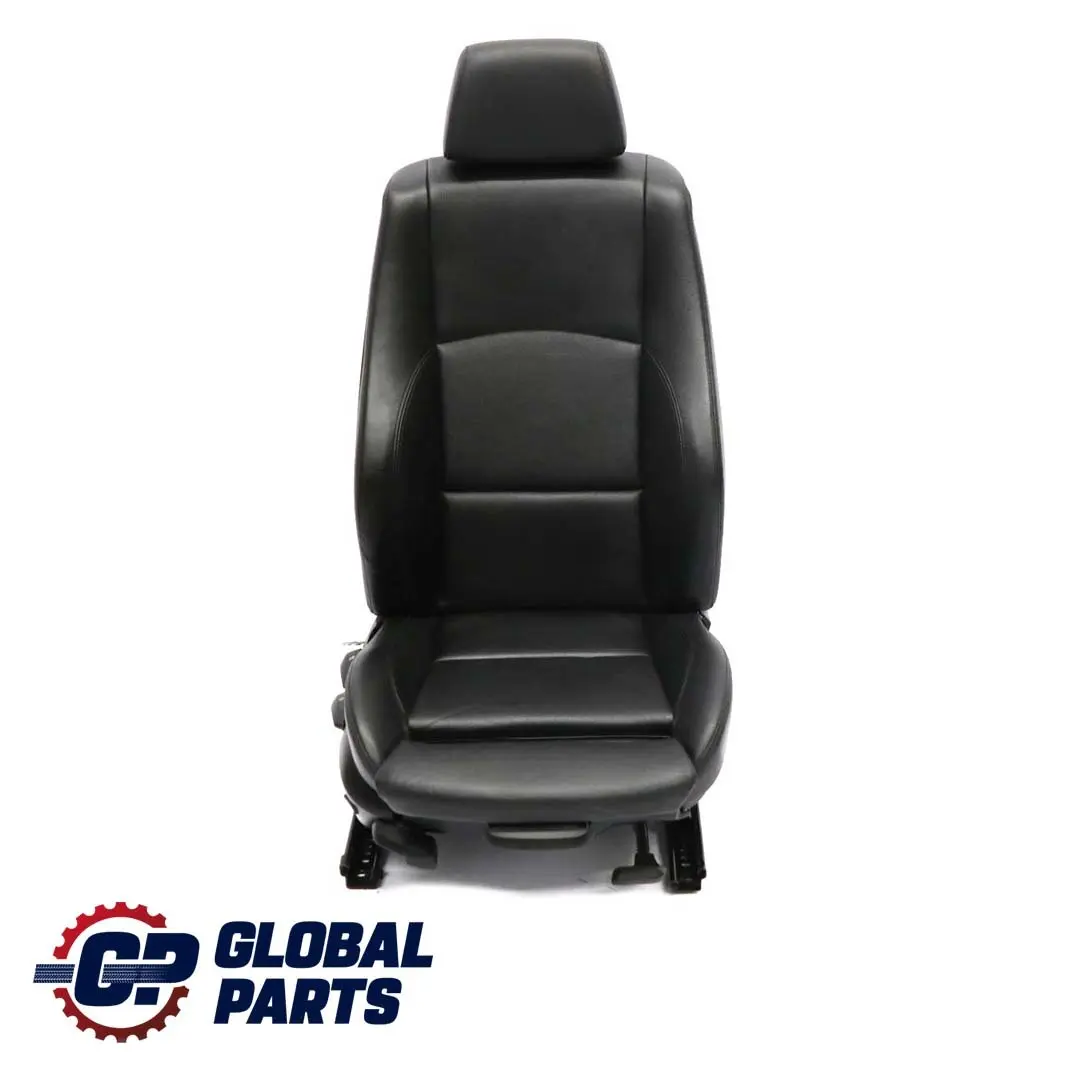 BMW 1 Series E87 LCI Heated Sport Black Leather Interior Front Right O/S Seat