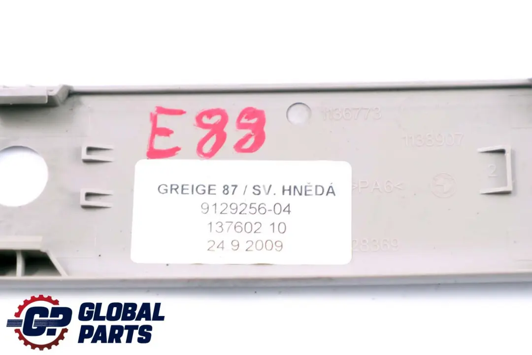 BMW 1 Series E88 Cabrio Guide Headrest Rear Seat Right Left N/O/S Beige 9129256