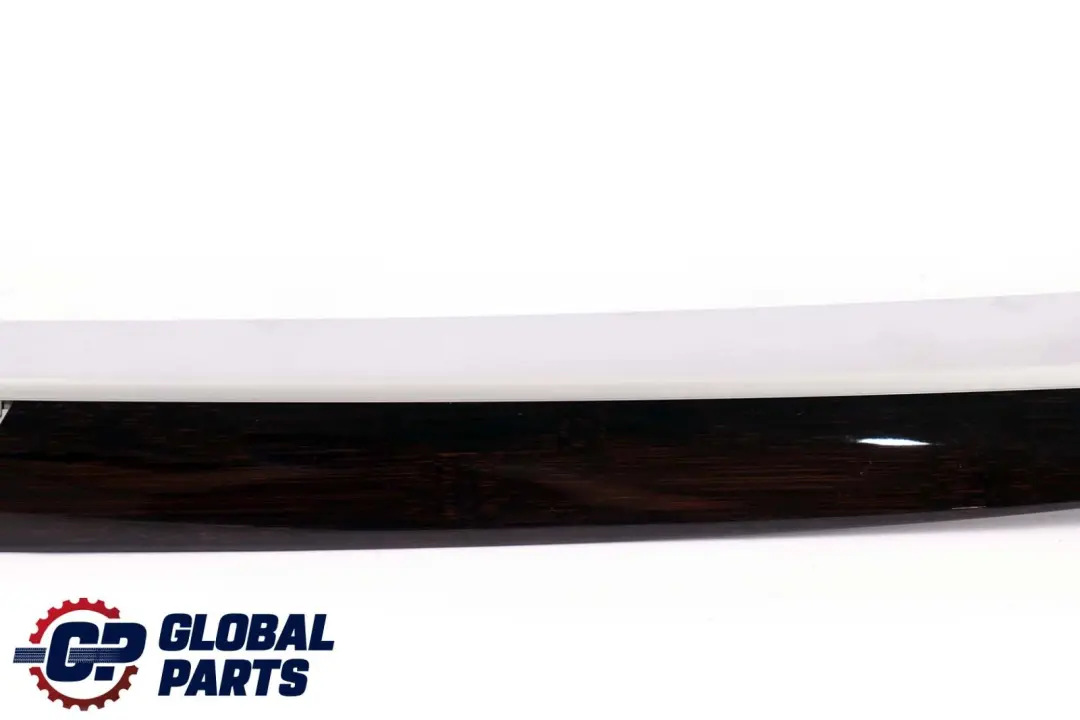 BMW X6 Series E71 Decor Wood Strip Trim Door Rear Left N/S Bamboo Grain Dark