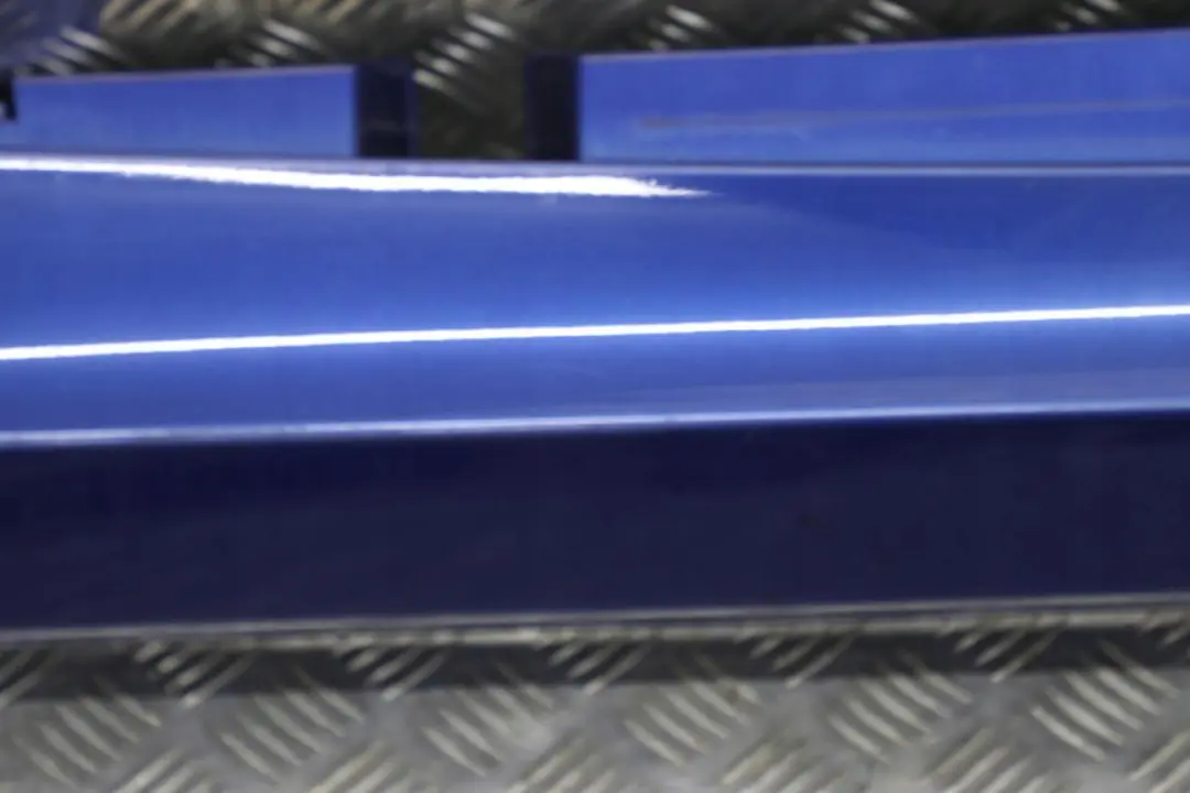 BMW 1 E87 LCI Sill Strip Side Skirt Right O/S Montegoblau Montego Blau - A51