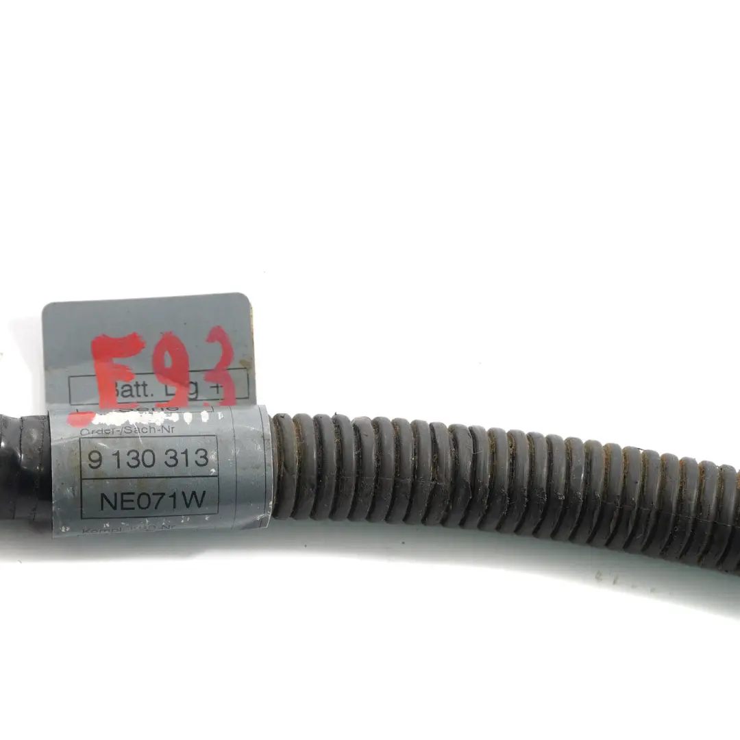 BMW E93 E93N LCI Cabrio Cable De La bateria mas polo 9130313