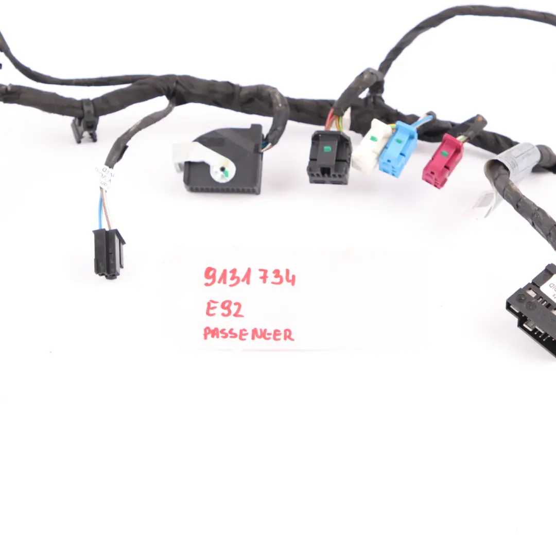 Seat Wiring BMW E81 E82 E88 E92 Front Left Memory Loom Harness Cable 9131734
