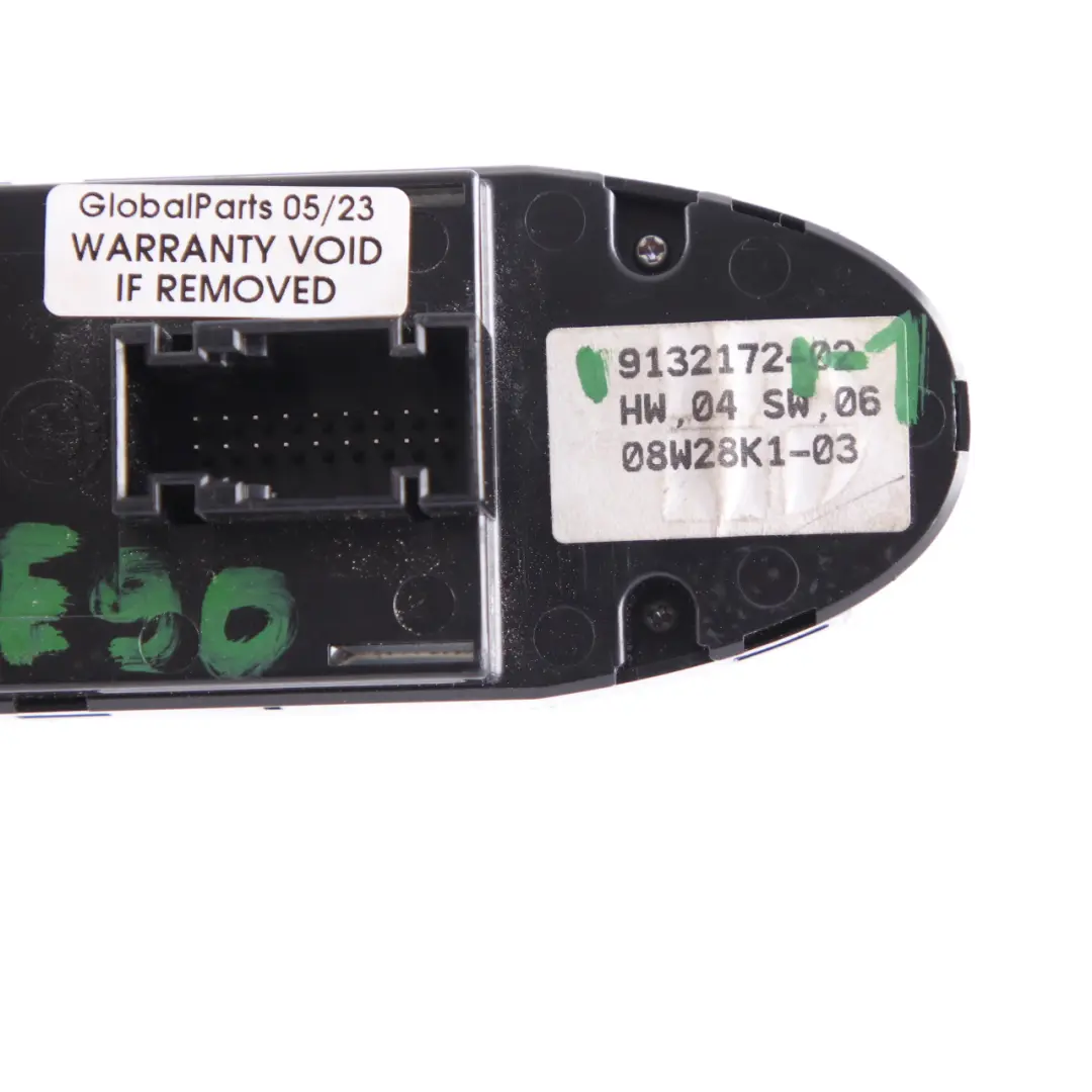 BMW E92 Window Lifter Switch Driver's Side Control Panel Button 9132172