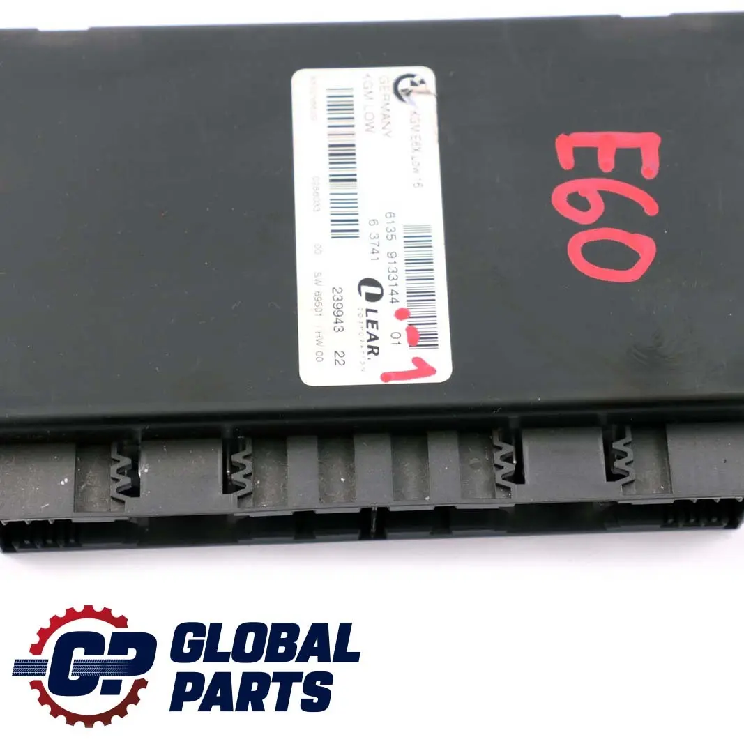BMW 5 E60 Porte Carrosserie Module D'Unite de Commande Kgm Bas Lear 9133144