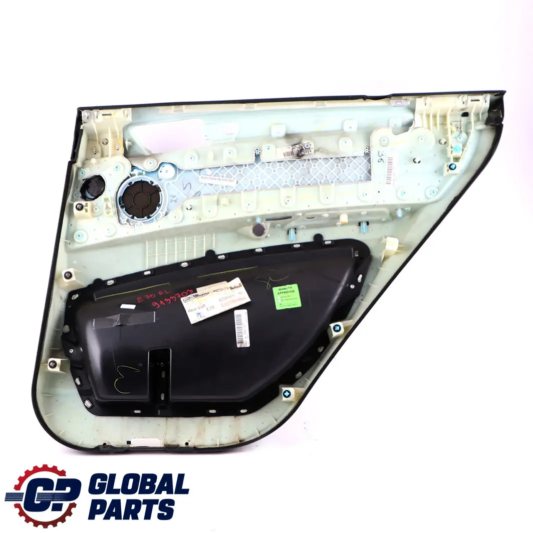BMW X5 Series E70 Rear Left N/S Door Card Lining Fabric Leather Nevada Camel