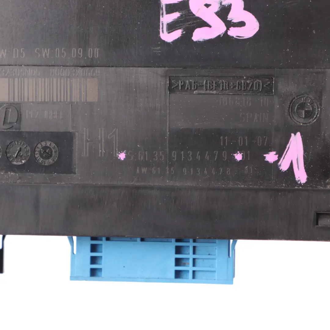 BMW E93 Moduł Sterownik Komfortu ECU PL2 JBBFE H1 9134479