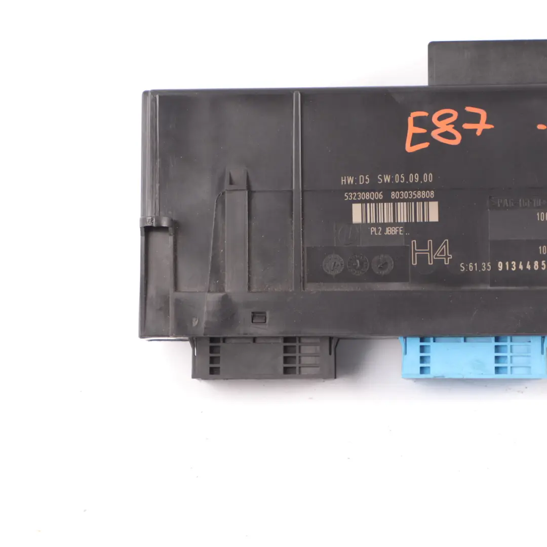 BMW E87 Body Control Module Junction Box Unit H4 PL2 JBBFE ECU 9134485