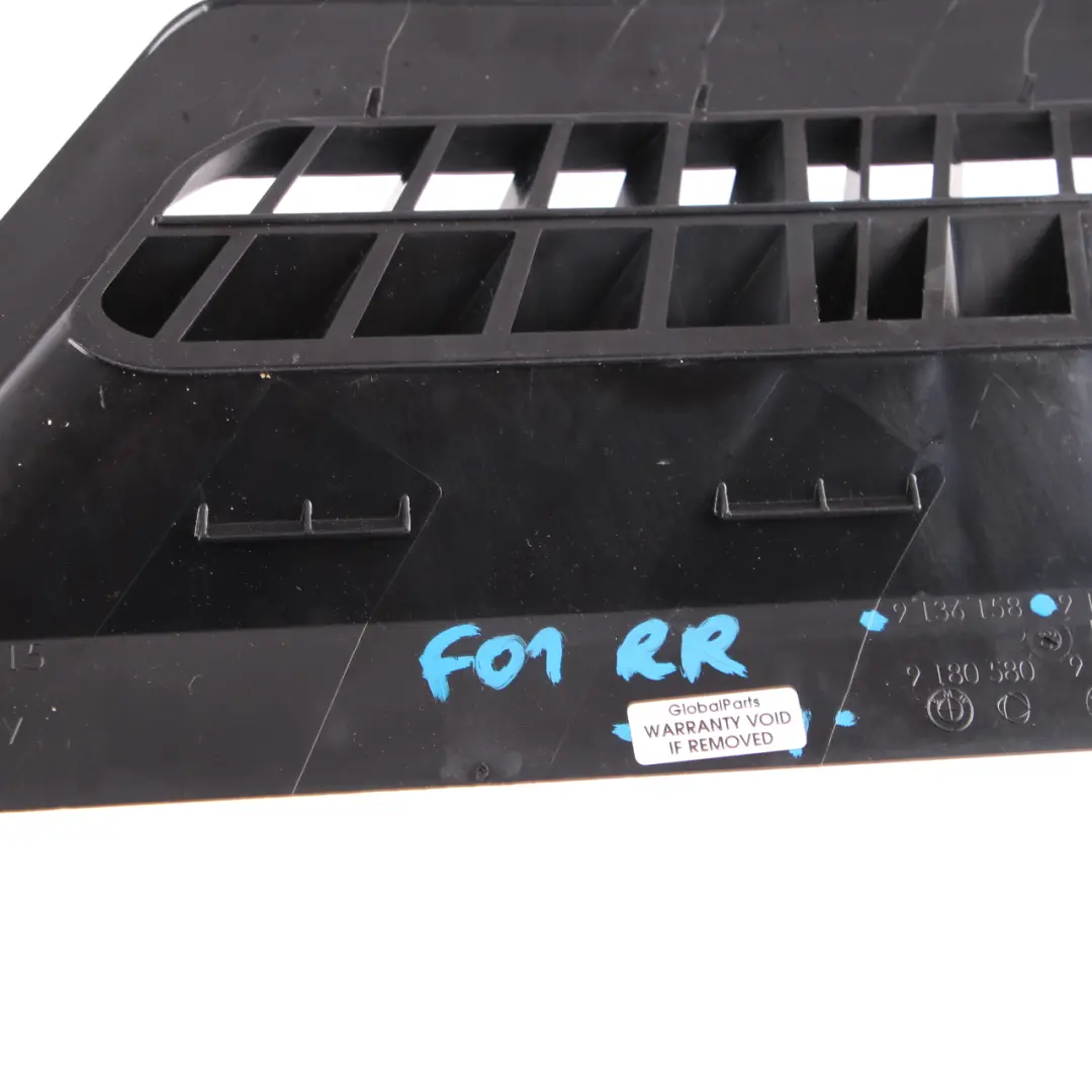 Air Duct BMW F01 F02 F03 Right O/S Air Duct Cover Trim Rear Cabin 9136158