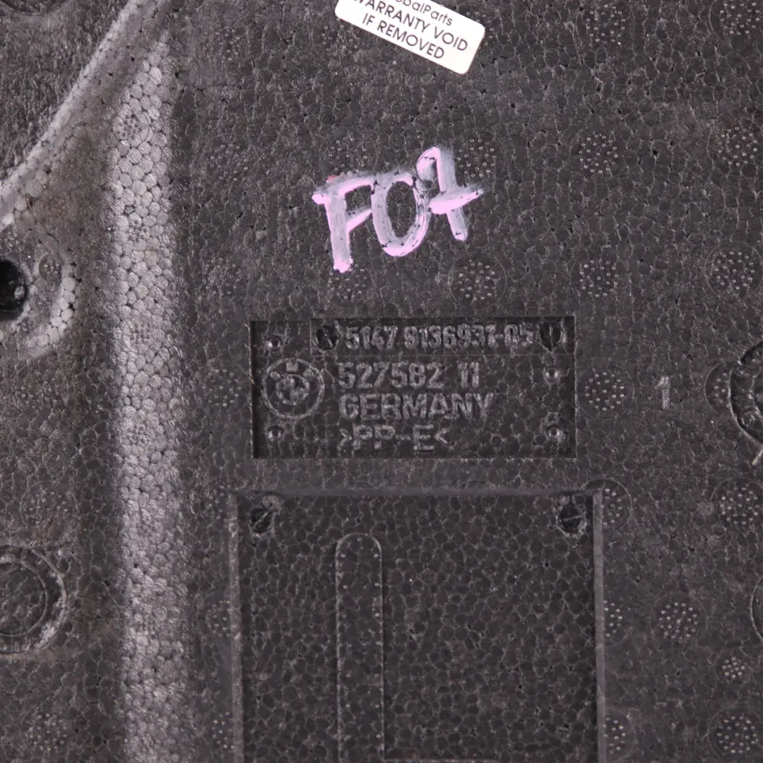 Foam Insert BMW F07 GT Front Left N/S Footwell Foam Covering Panel 9136931