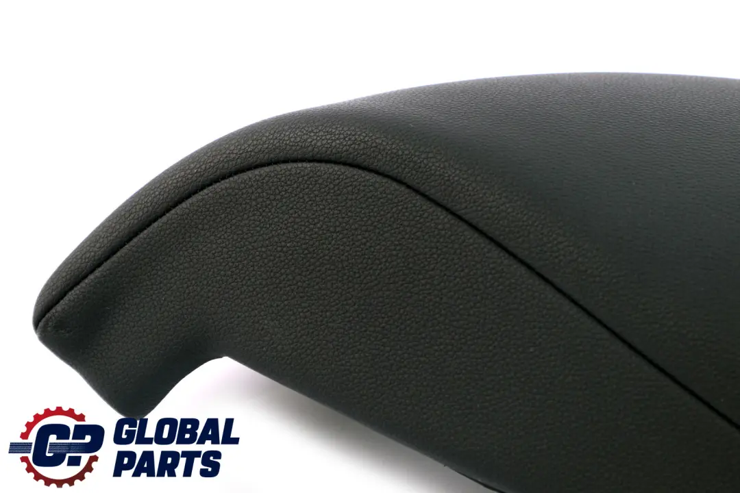 BMW 5 Series E60 Side Finisher Rear Seat Left N/S Imitation Faux Leather Black