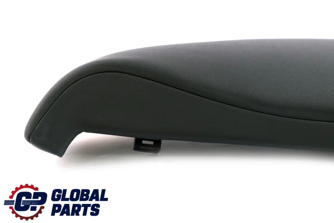 BMW 5 Series E60 Side Finisher Rear Seat Left N/S Imitation Faux Leather Black