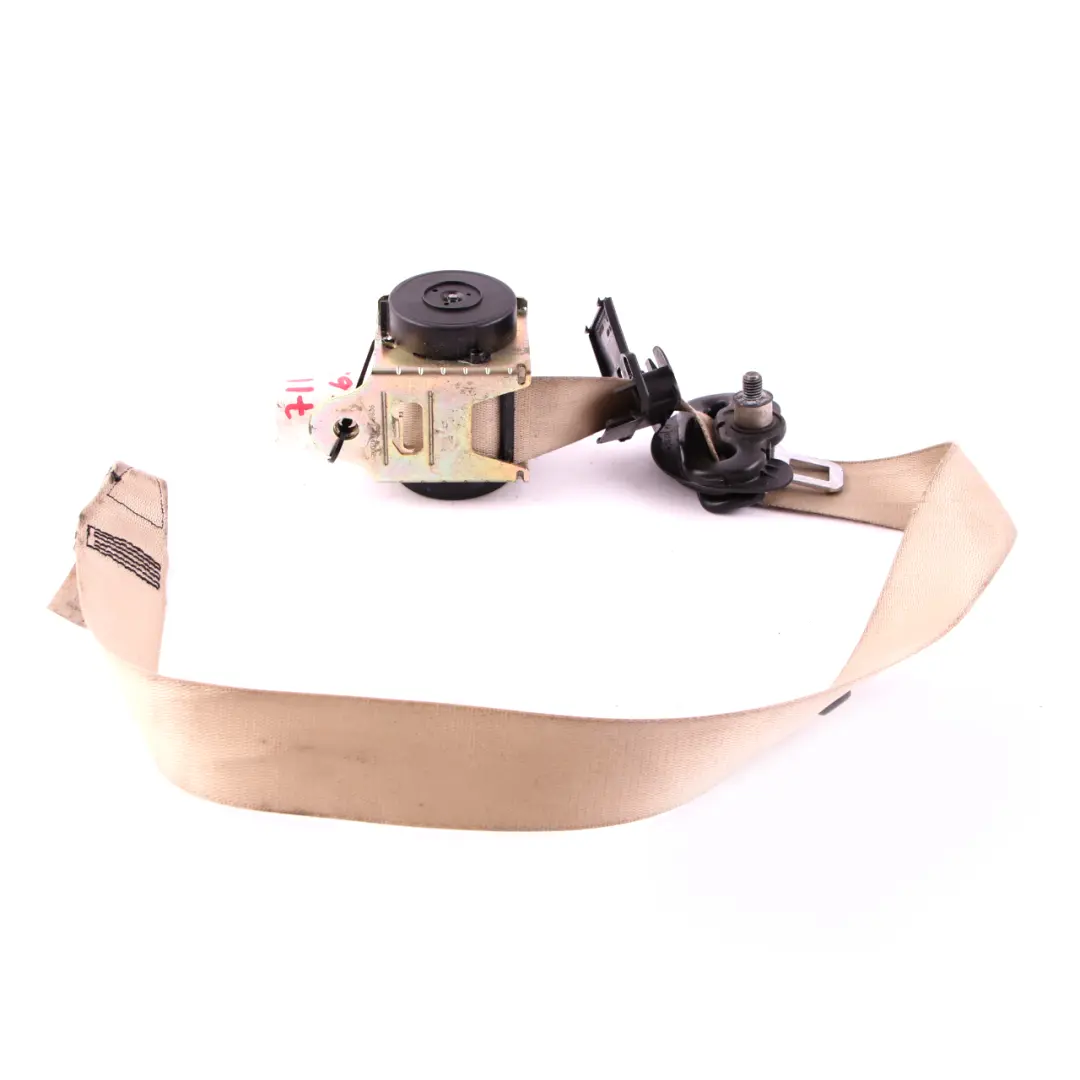 BMW 6 Series E63 Safety Seat Upper Belt Front Right O/S Creambeige 7112342