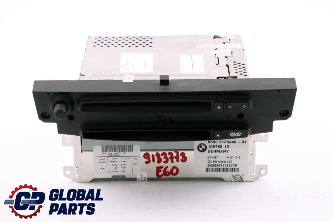 BMW E60 E61 Radio CD Radioodtwarzacz Nawigacja 9138440