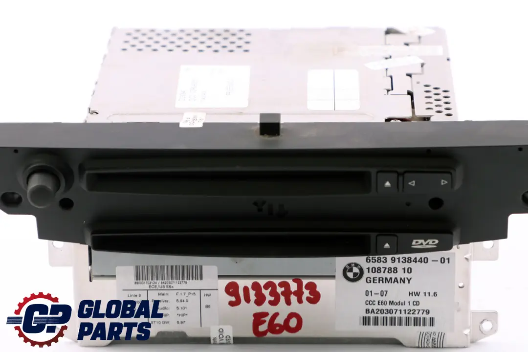 BMW E60 E61 Radio CD Radioodtwarzacz Nawigacja 9138440