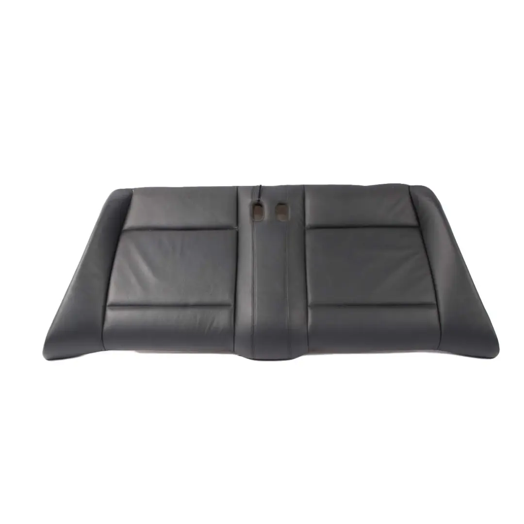 BMW E88 Asiento Trasero Banco Cabrio Convertible Funda Sofa Cuero Boston Negro