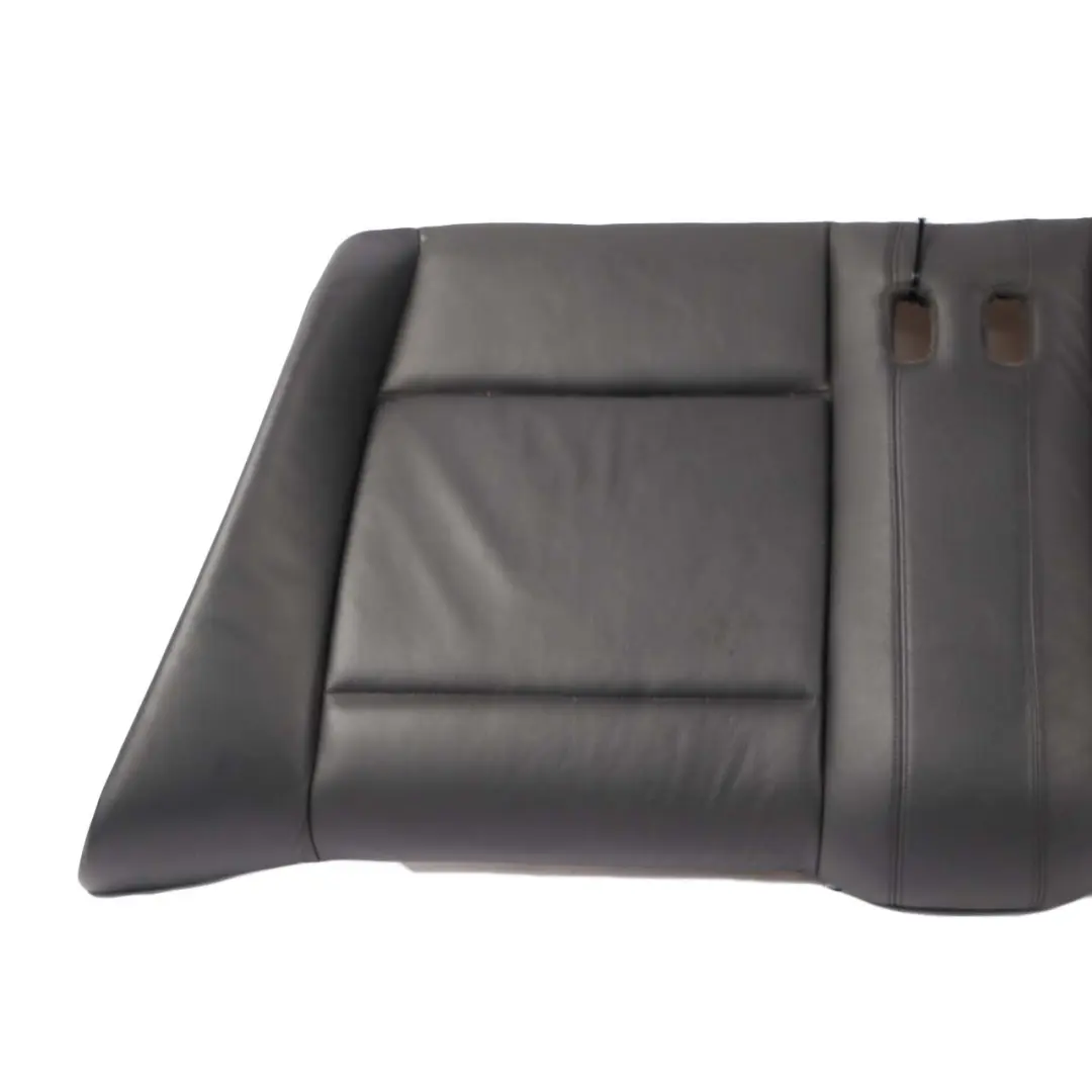 BMW E88 Asiento Trasero Banco Cabrio Convertible Funda Sofa Cuero Boston Negro