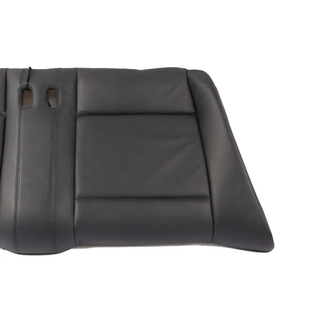 BMW E88 Asiento Trasero Banco Cabrio Convertible Funda Sofa Cuero Boston Negro