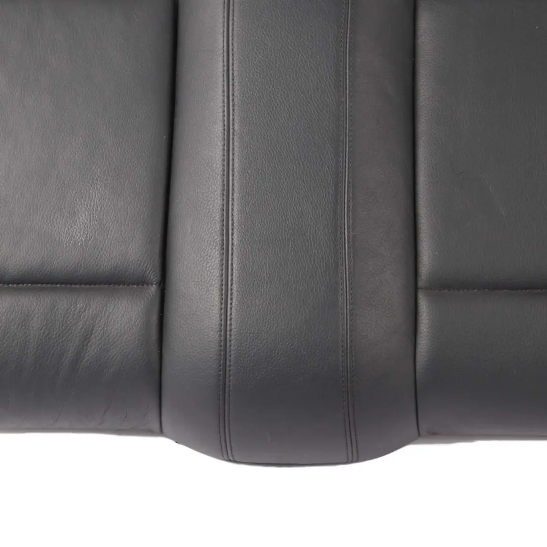 BMW E88 Asiento Trasero Banco Cabrio Convertible Funda Sofa Cuero Boston Negro