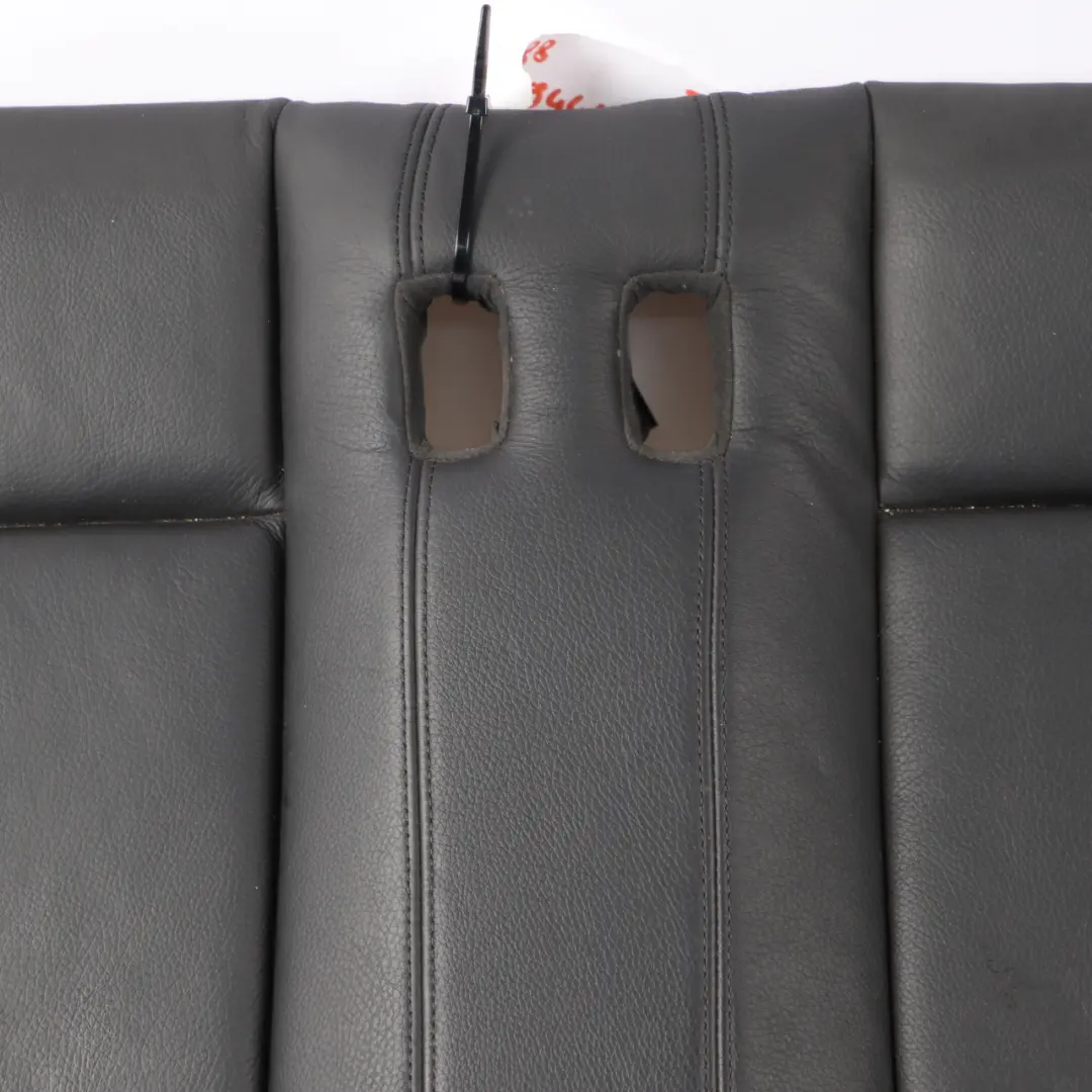 BMW E88 Asiento Trasero Banco Cabrio Convertible Funda Sofa Cuero Boston Negro