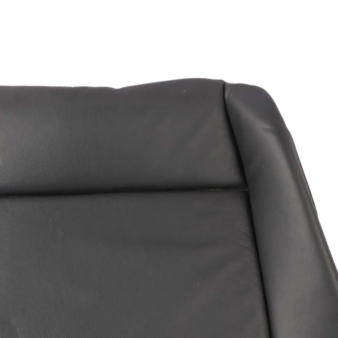 BMW E88 Asiento Trasero Banco Cabrio Convertible Funda Sofa Cuero Boston Negro