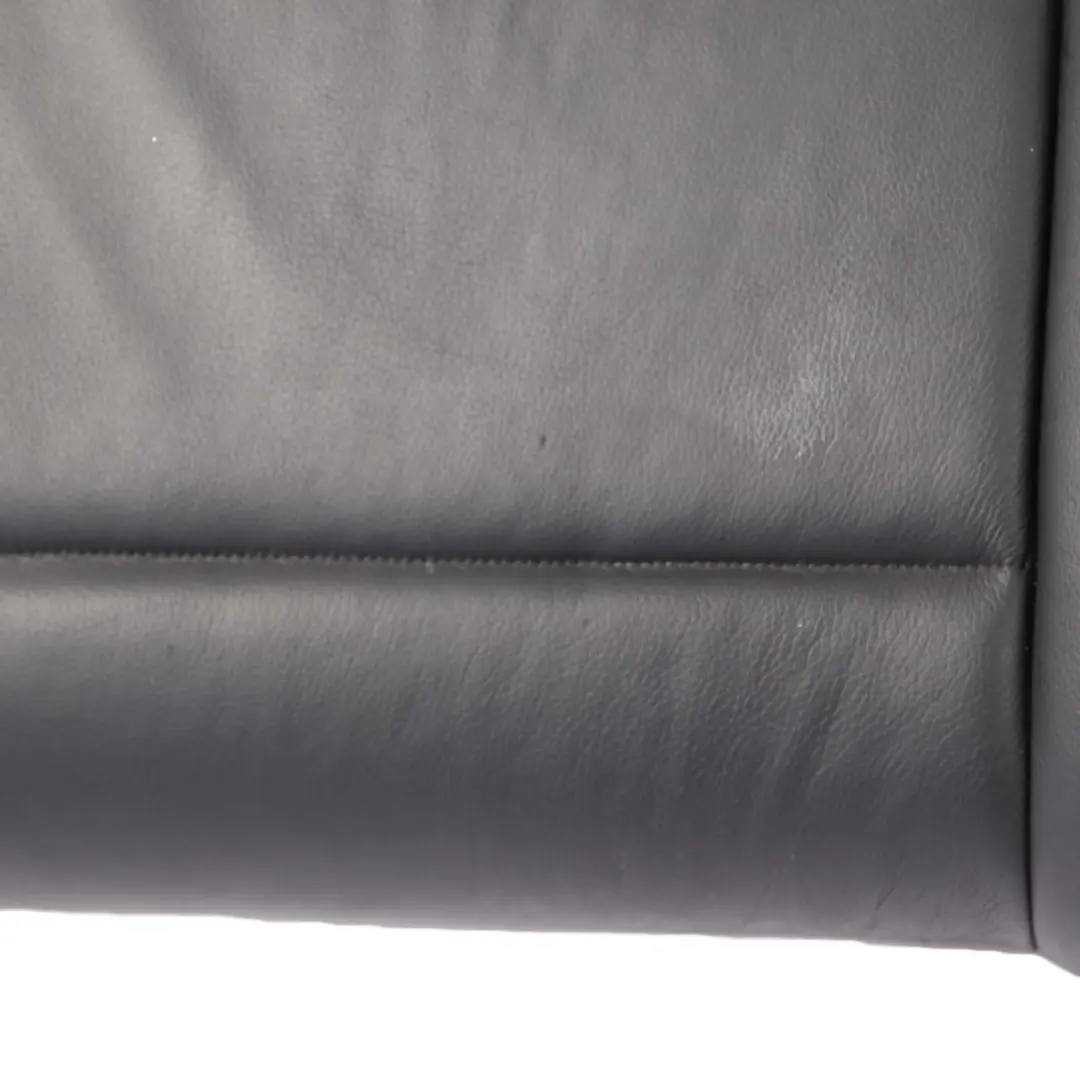 BMW E88 Asiento Trasero Banco Cabrio Convertible Funda Sofa Cuero Boston Negro