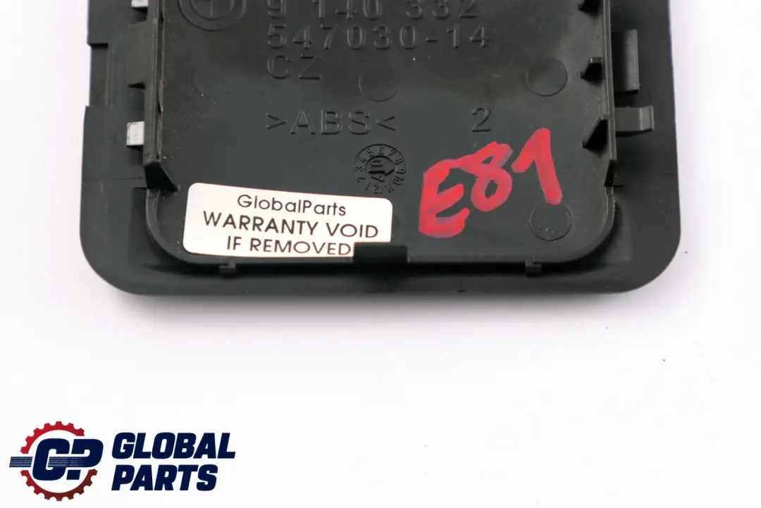 BMW E81 E87 LCI Child Restraint System Cover Black Trunk 9140332