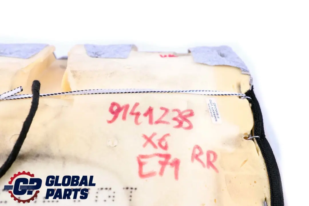 BMW X6 Series E71 Heated Rear Seat Right O/S Cover Leather Nevada Oyster