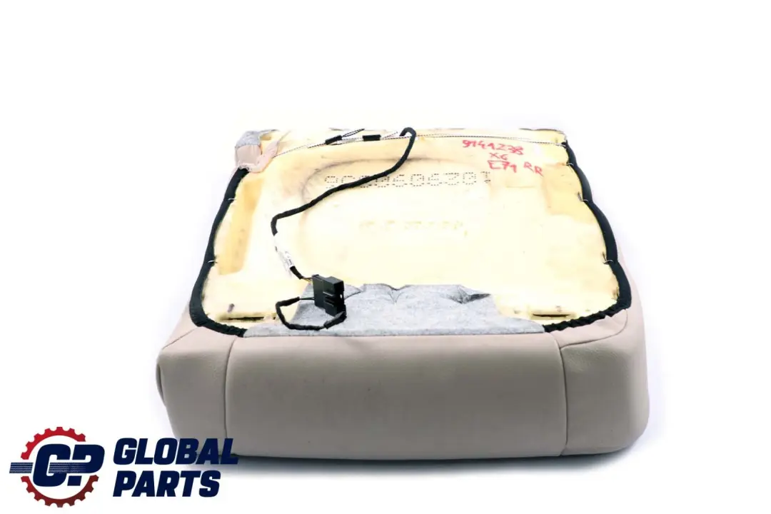 BMW X6 Series E71 Heated Rear Seat Right O/S Cover Leather Nevada Oyster