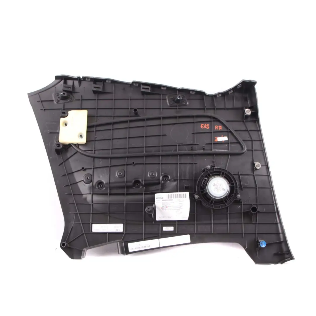 BMW E88 Rear Right O/S Trim Panel Door Card Cloth Elektra Anthracite 9141522