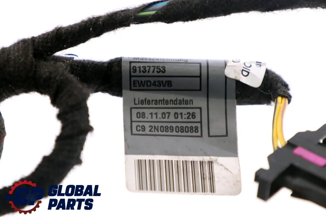 BMW Mini Cooper R55 R56 R57 Passenger's Door Module Cables N/S 9142400