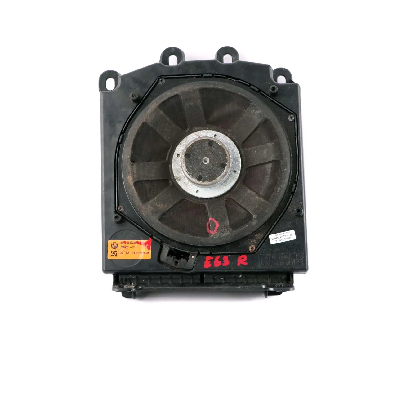 BMW E60 E61 Right O/S Central Bass Speaker Hifi-System Professional Logic 7 L7
