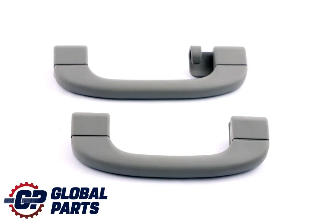 BMW 3 5 Series E60 E90 E92 Front Rear Grey Interior Grab Handle Set