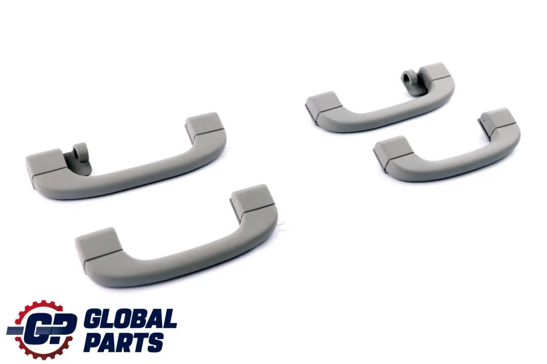 BMW 3 5 Series E60 E90 E92 Front Rear Grey Interior Grab Handle Set