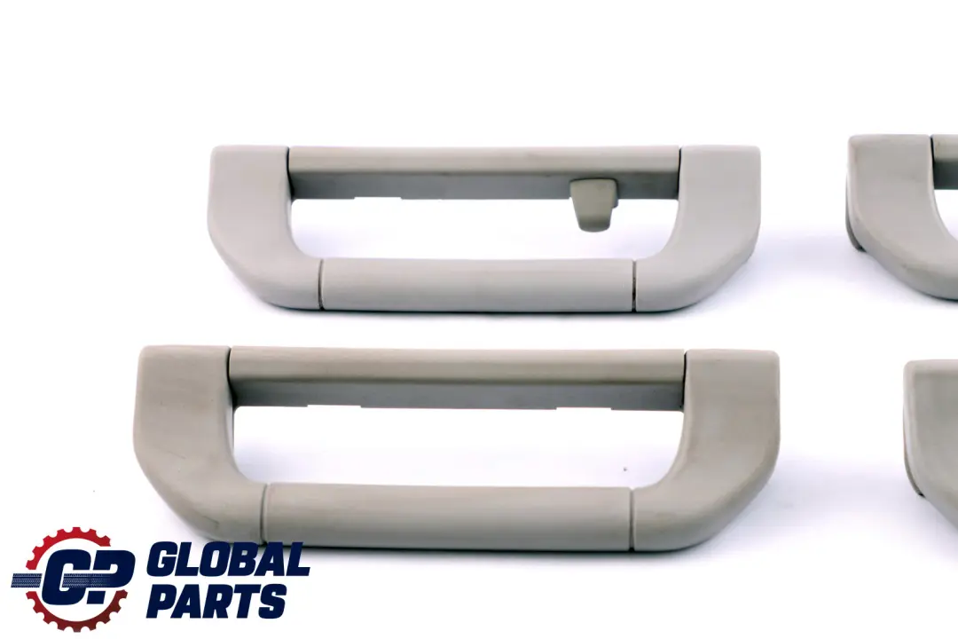 BMW 7 Series E65 E66 Handle Headlining Roof Left Right Set Steingrau Grey