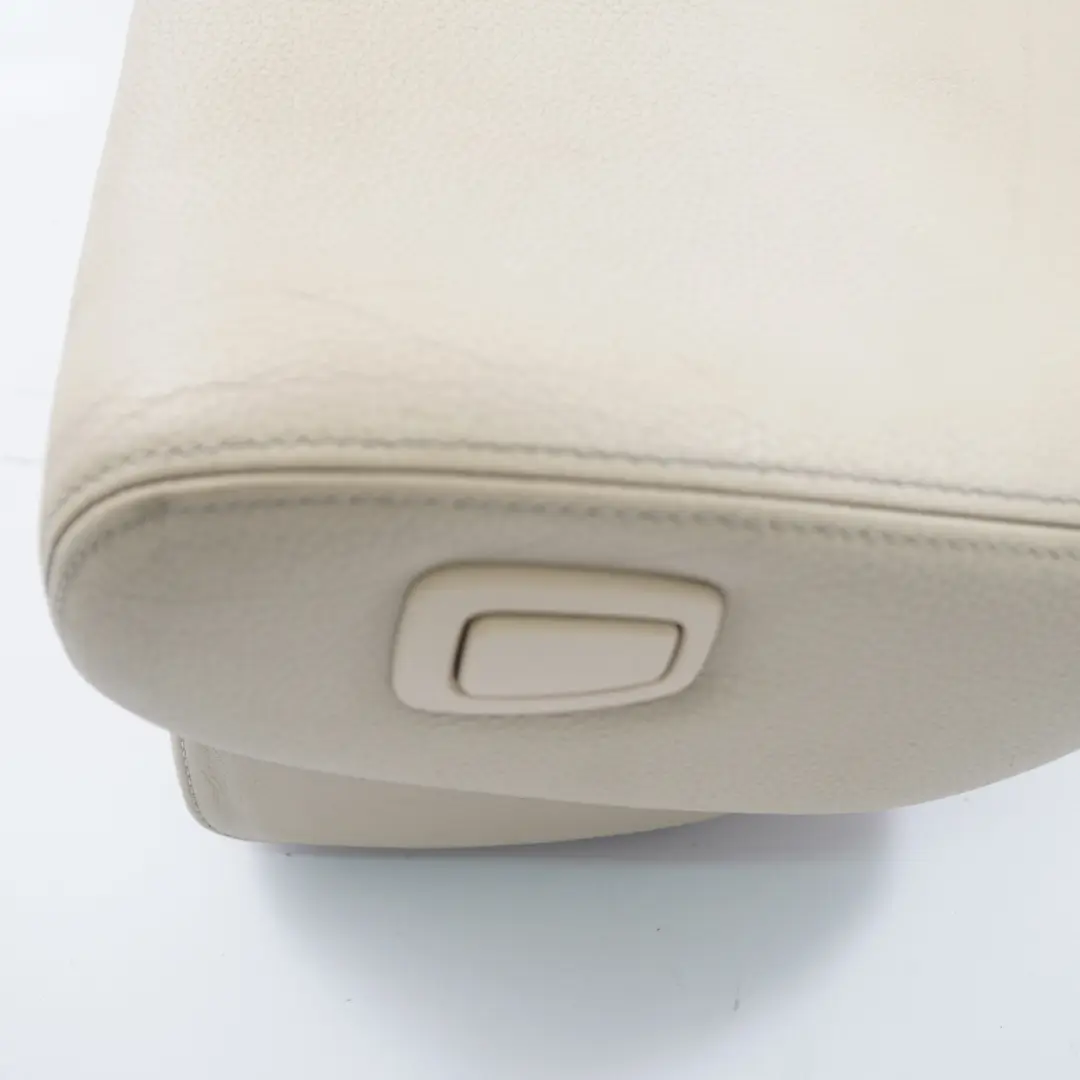 BMW E64 Seat Headrest Front Right O/S Cream Beige Leather Head Rest