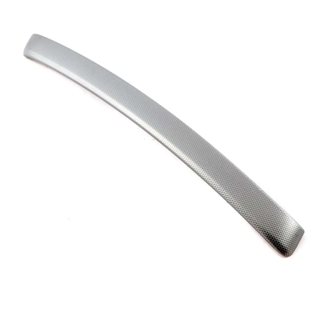 BMW E92 E93 Aluminio Decor Strip Trasera Izquierda Puerta Glacier Silber Silver