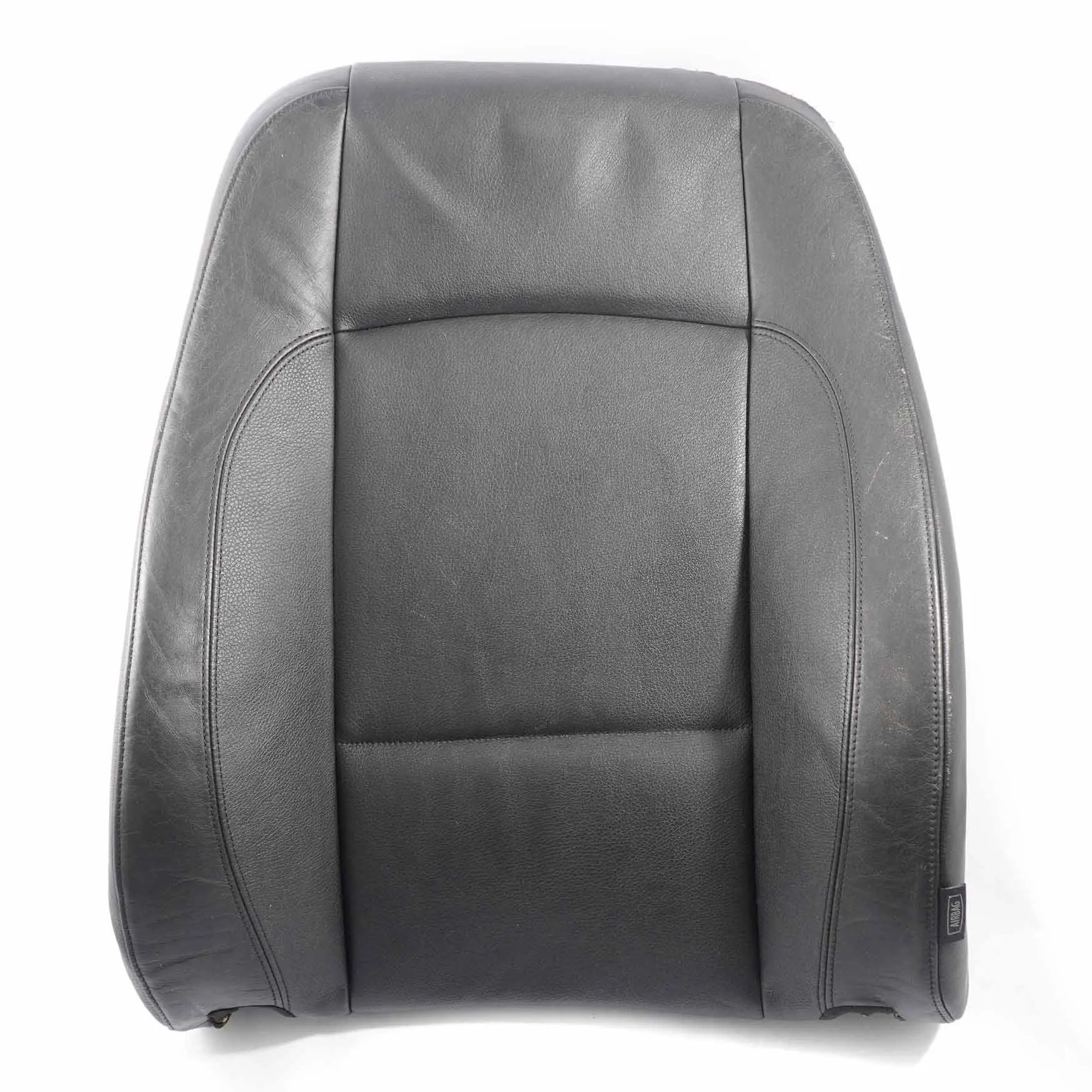 BMW E88 Funda Asiento Delantero Izquierdo Respaldo Asiento Cuero Negro Boston